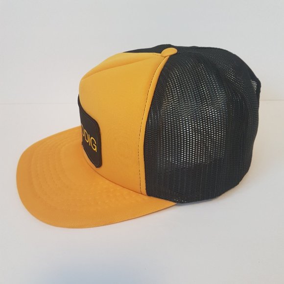 Vintage 80s GOLDDIG Hat Snapback Trucker Hat Classic Cap - Picture 3 of 14